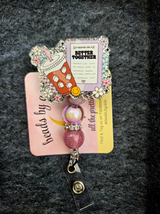 Beaded Badge Reel