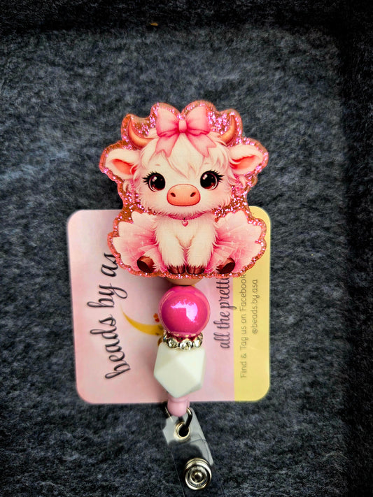 Beaded Badge Reel