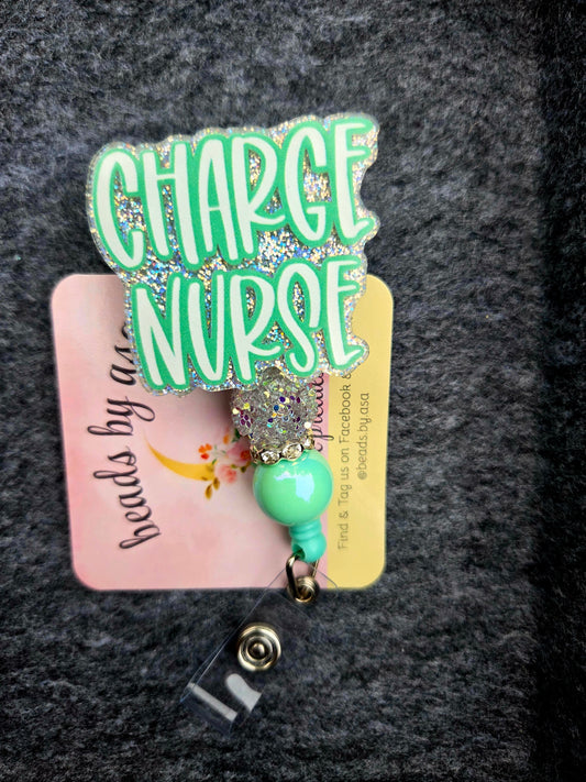 Beaded Badge Reel