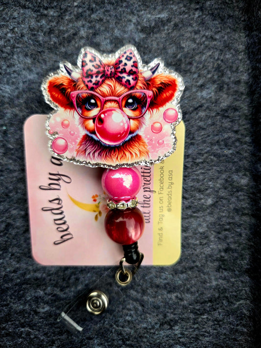 Beaded Badge Reel