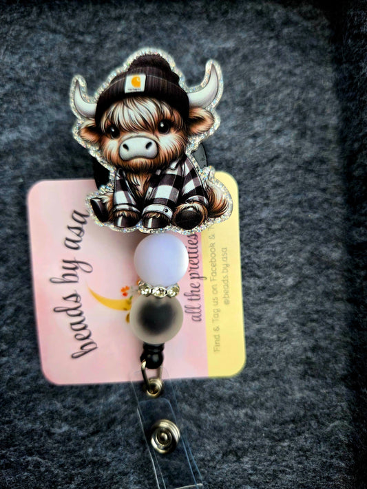 Beaded Badge Reel