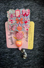 Beaded Badge Reel
