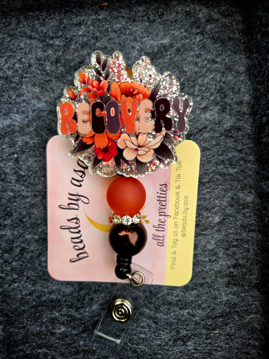 Beaded Badge Reel