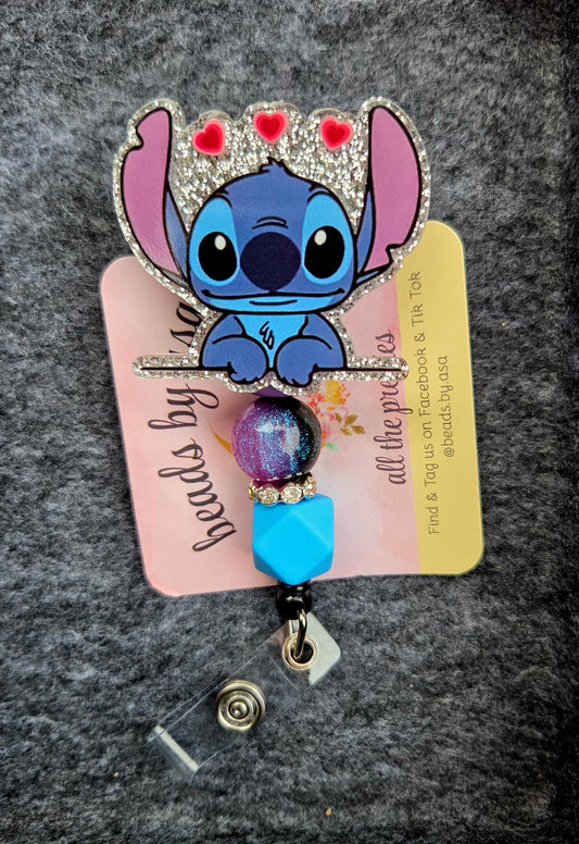 Beaded Badge Reel