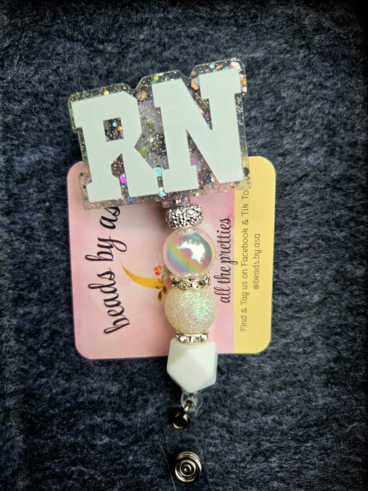 Beaded Badge Reel