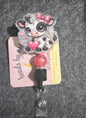 beaded badge reel